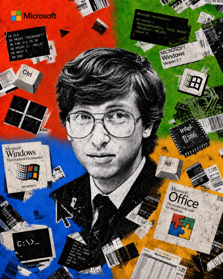 Bill Gates routine card